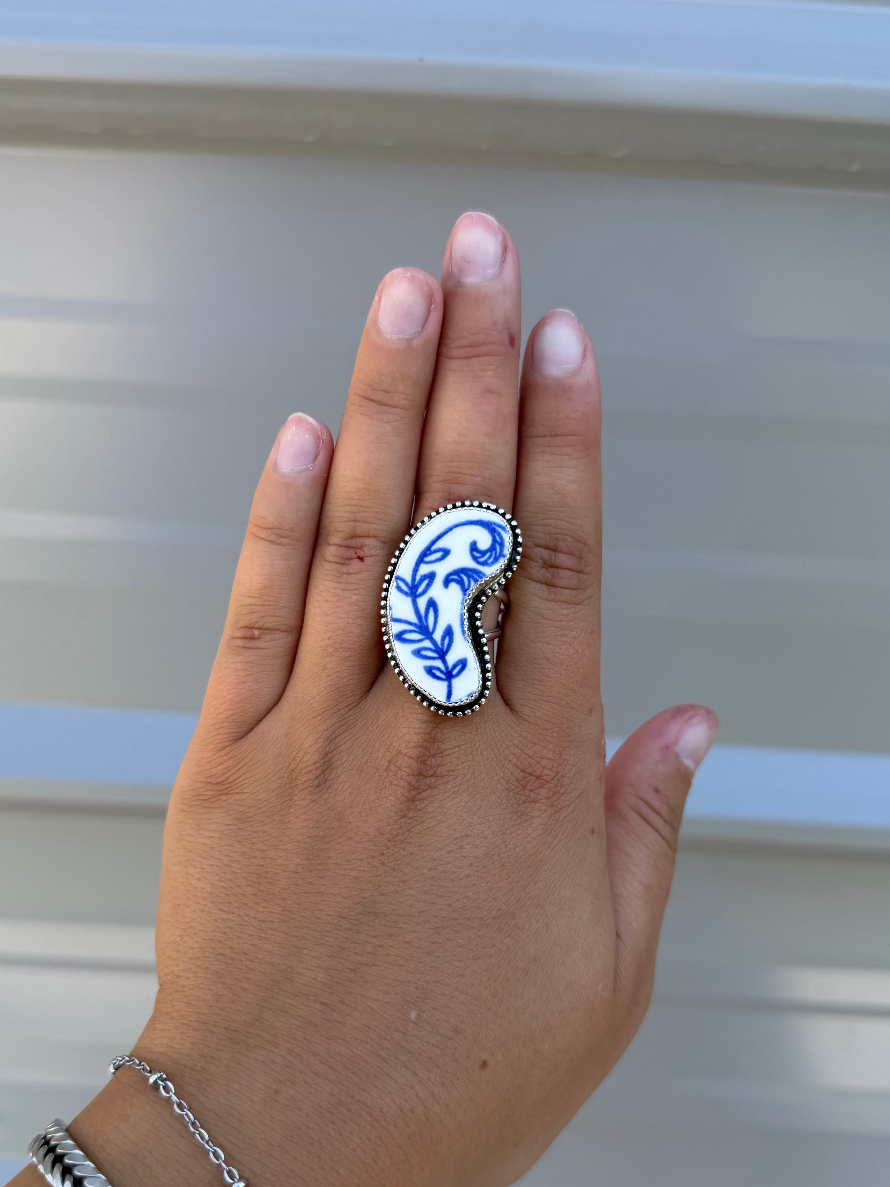 Blue Vine ring