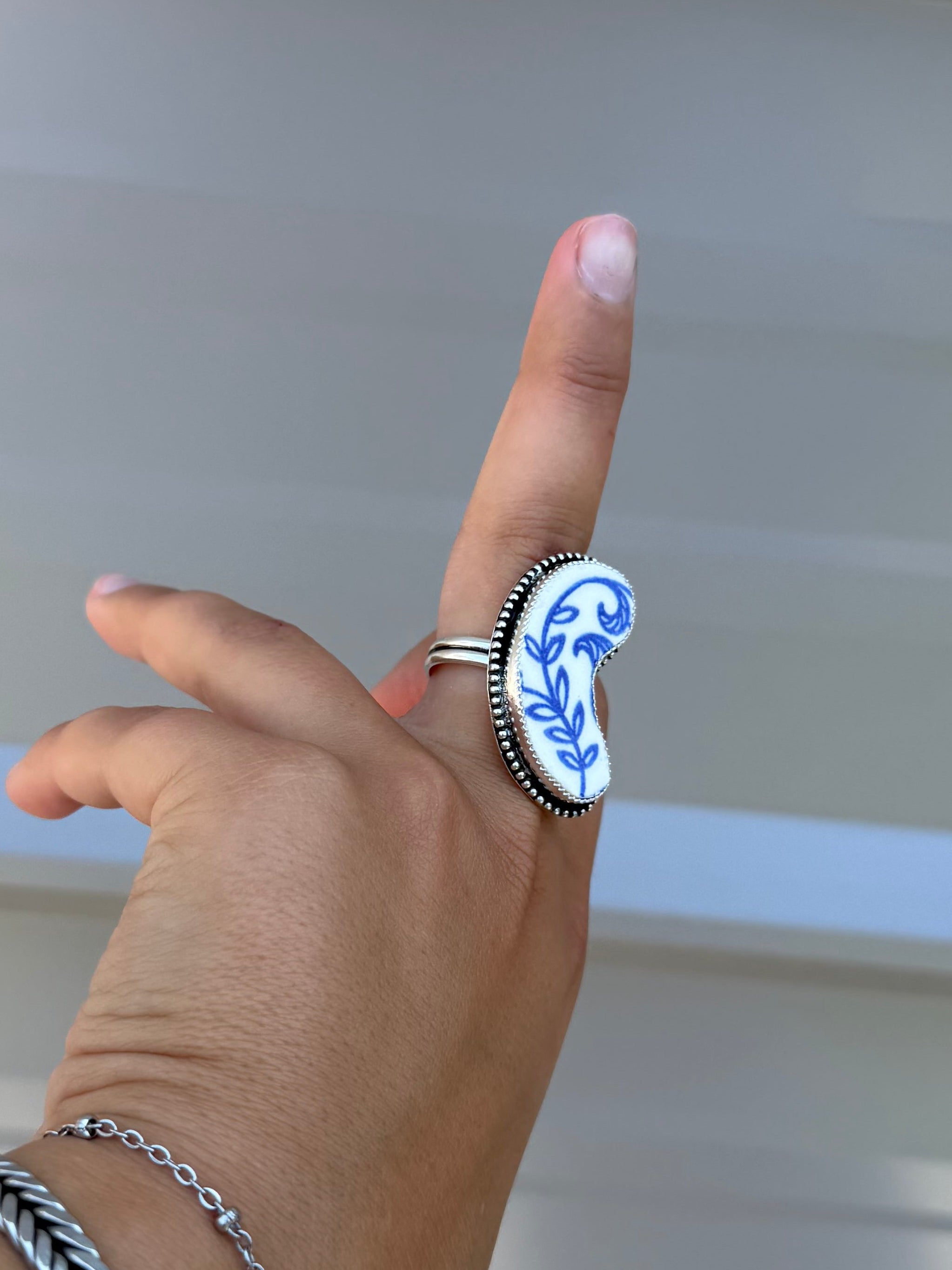 Blue Vine ring