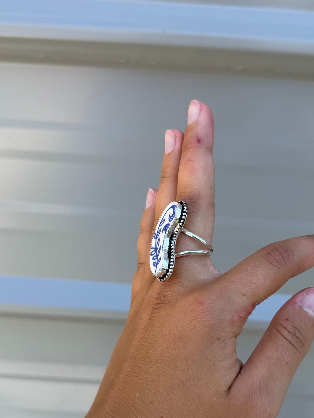 Blue Vine ring