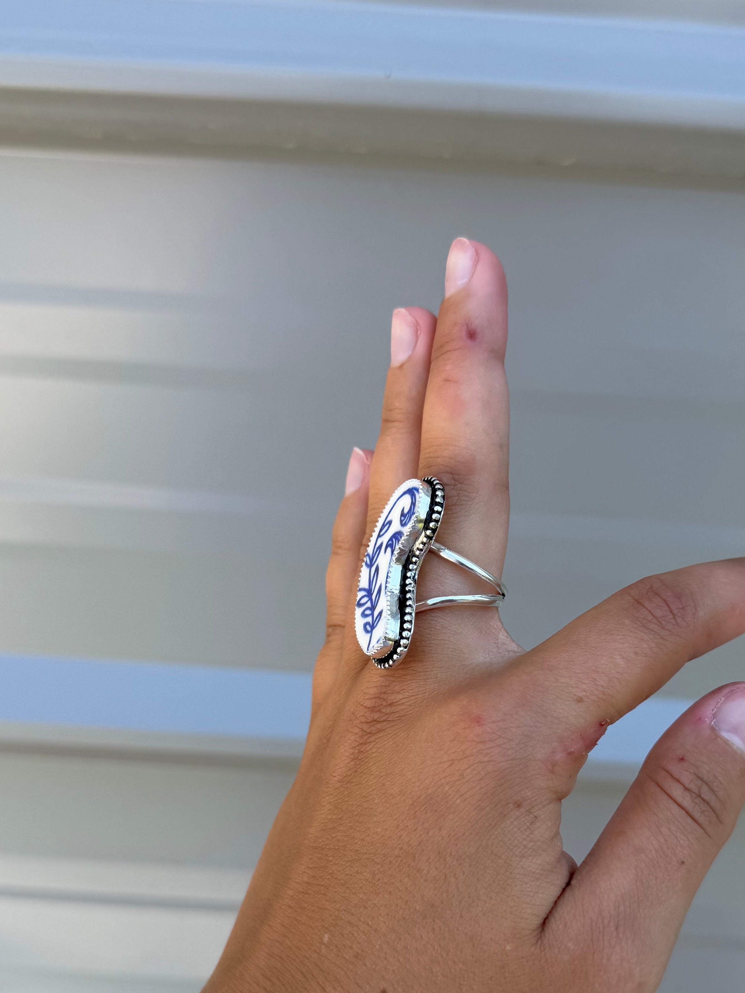 Blue Vine ring