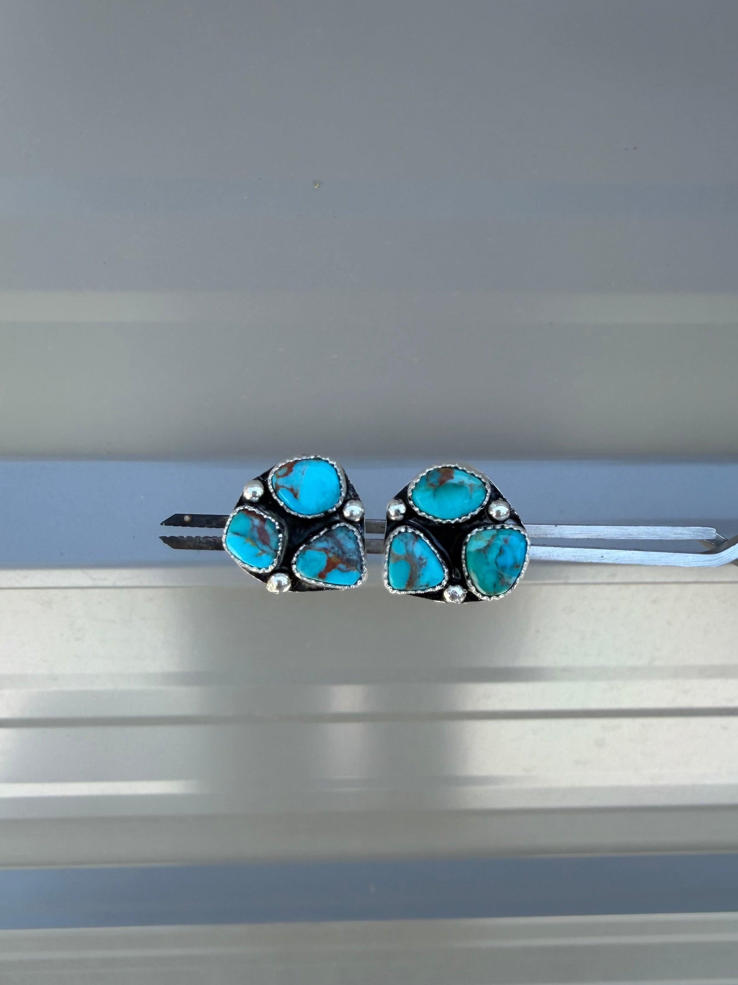 Blueberry cluster studs