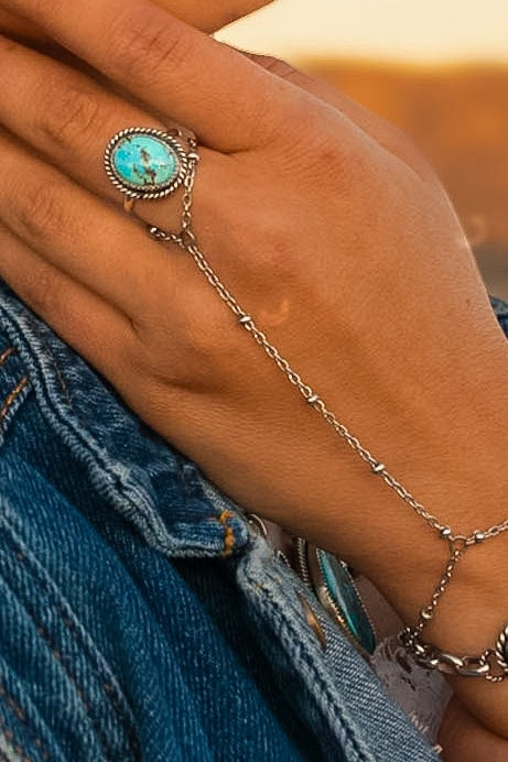 Baby blues ring