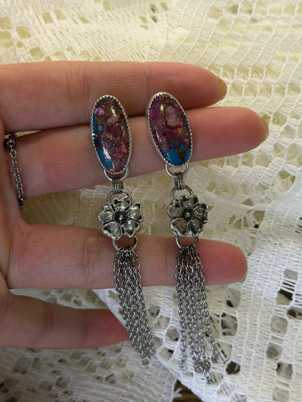 Wildflower Fringe Earrings